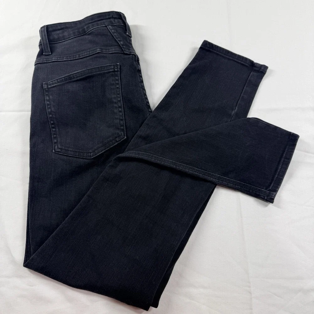 Closed‎ Skinny Pusher Jeans Size 29 Washed Black High Rise Italy Candiani Denim